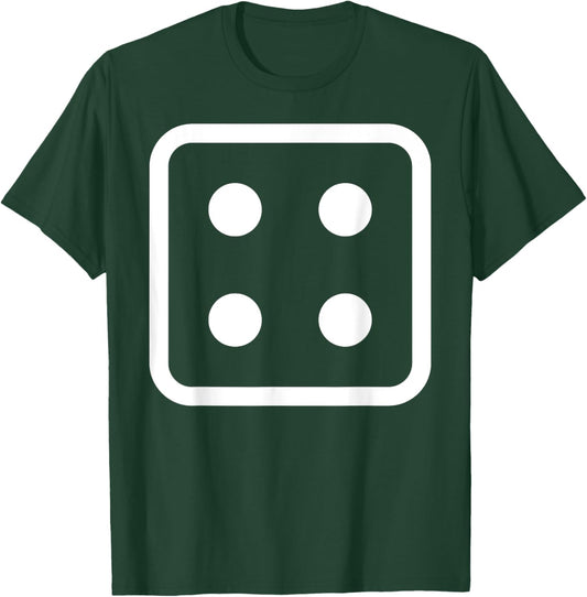 4 Dice And Four Dice Costume T-Shirt - T-Shirt | Forest
