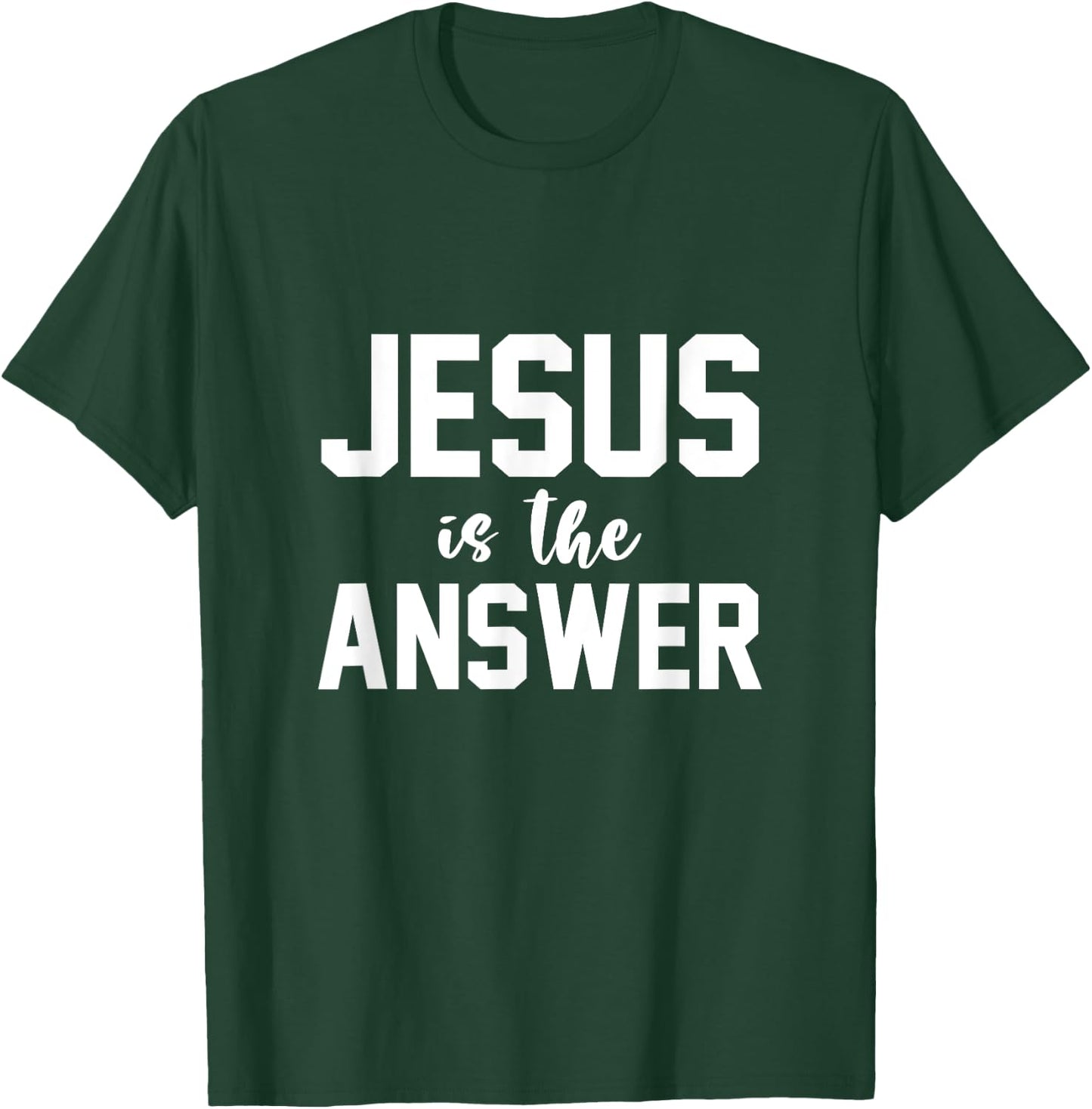 Faith Christ Devotee Gift Christianity Jesus T-Shirt - T-Shirt | Forest