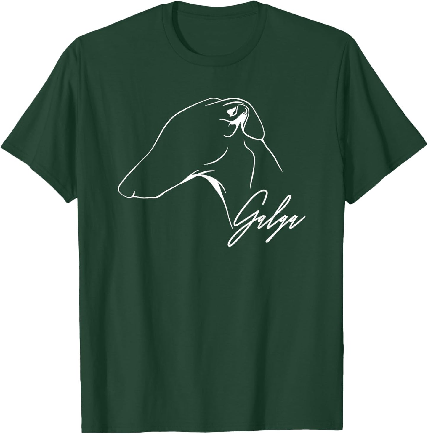 Proud Galga profile Galgo dog lover gift present dog Men Women Girls Kids T-Shirt - T-Shirt | Forest