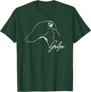 Proud Galga profile Galgo dog lover gift present dog Men Women Girls Kids T-Shirt - T-Shirt | Forest