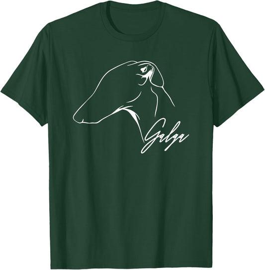 Proud Galga profile Galgo dog lover gift present dog Men Women Girls Kids T-Shirt - T-Shirt | Forest