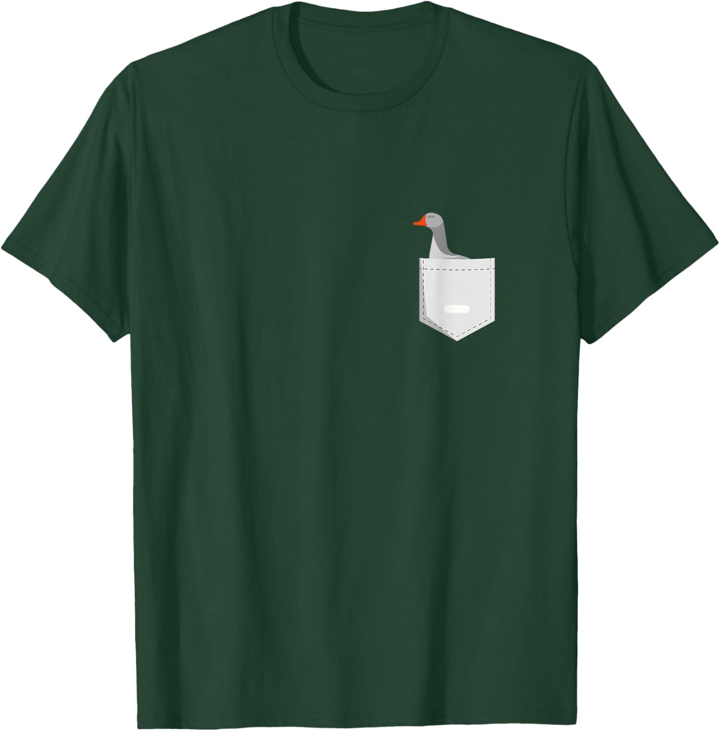 Ornithology Goose Farm Animal Kids Toddlers Gift Pocket Goose T-Shirt - T-Shirt | Forest