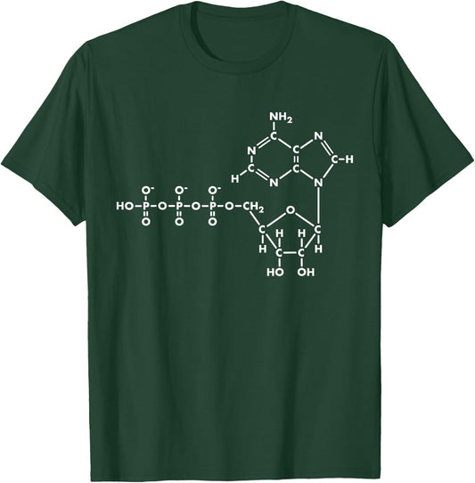 Adenosine Triphosphate ATP Organic Chemistry T-Shirt - T-Shirt | Forest