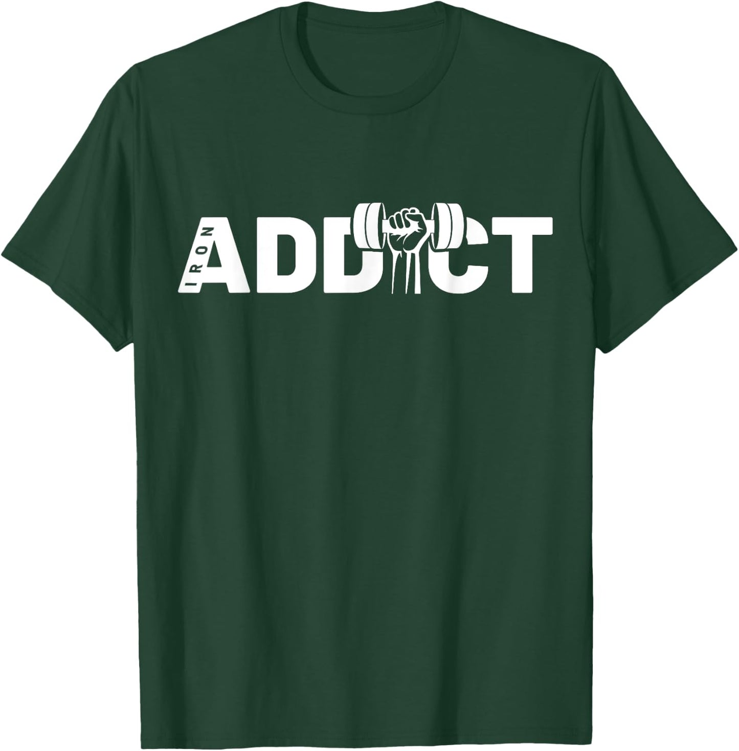 Weight Lifting Shirt Iron Addictive Gift Weight Lifting T-Shirt - T-Shirt | Forest