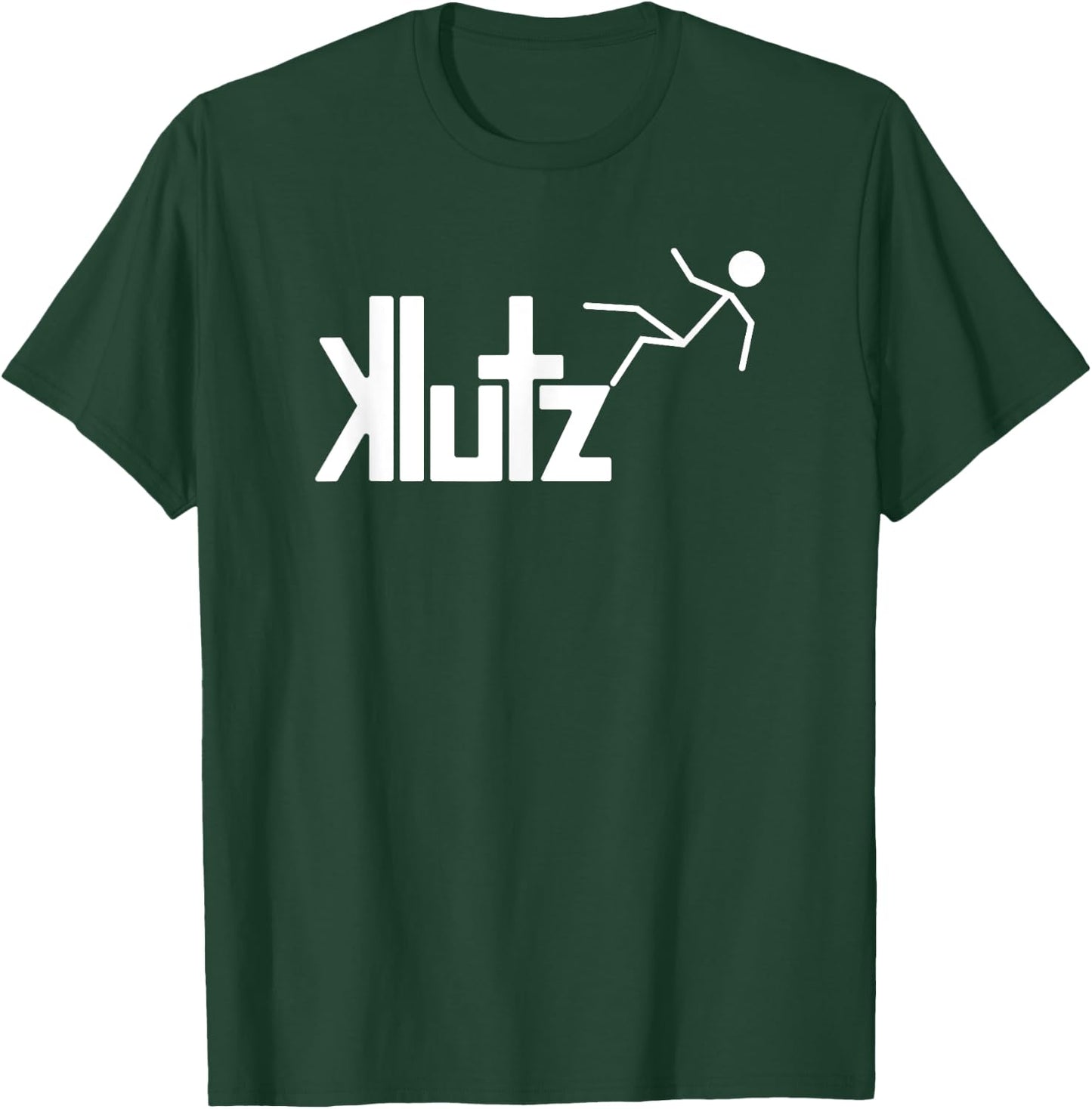 Klutz, accident prone clumsy people that fail frequently T-Shirt - T-Shirt | Forest