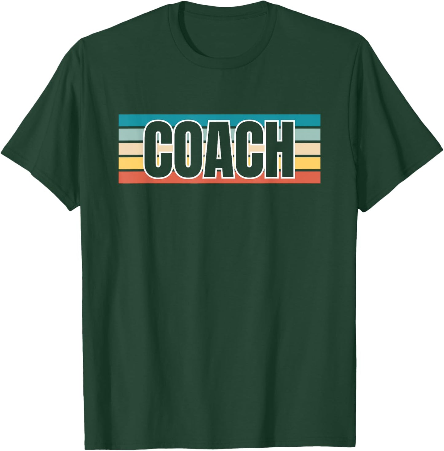 Coach Sports Team Trainer Retro Vintage T-Shirt - T-Shirt | Forest