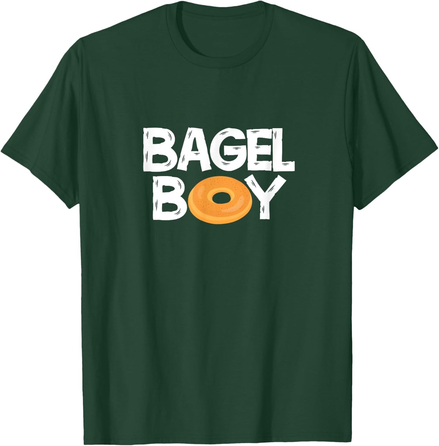 Bagel Boy Funny Donut Food Lover T-Shirt - T-Shirt | Forest