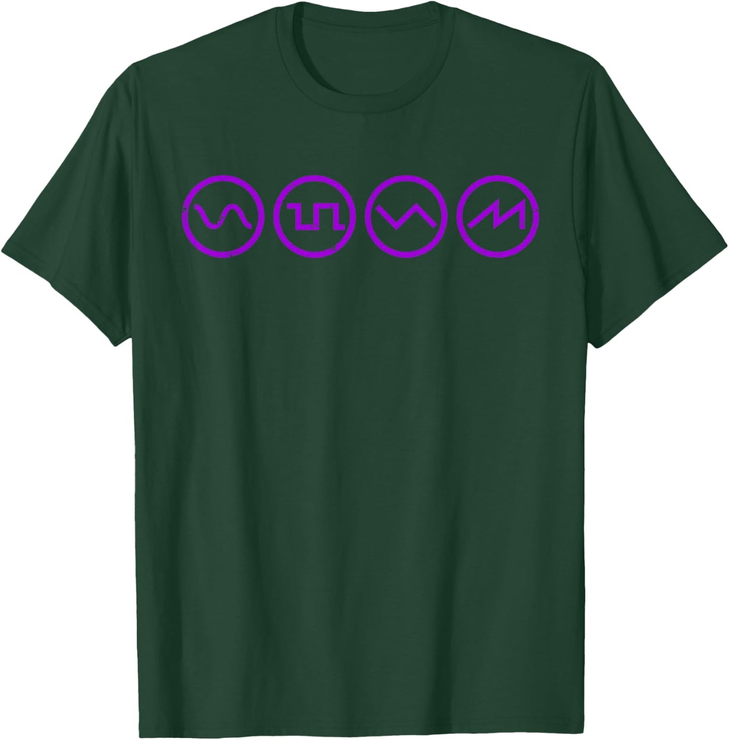 Waveform Waveform Techno Synthesizer Synth Analogue T-Shirt - T-Shirt | Forest
