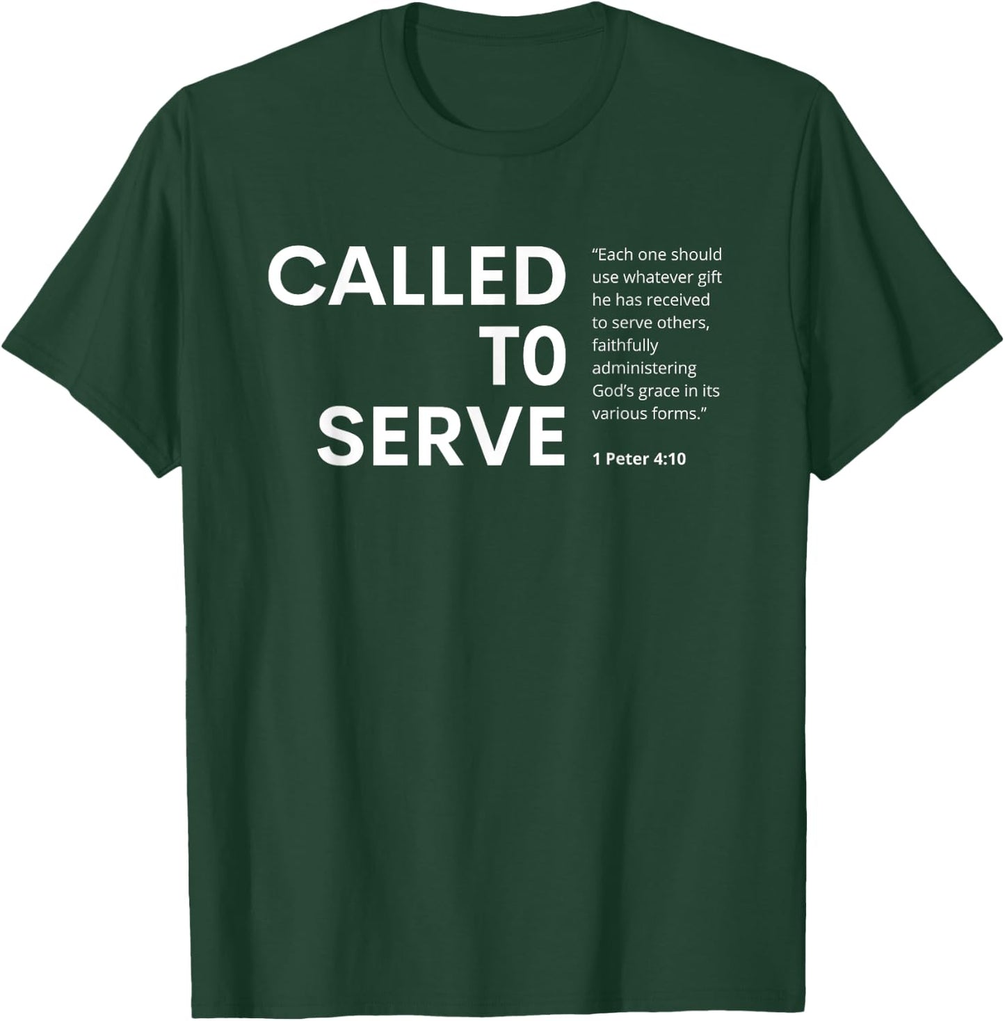 Called To Serve - Gospel Christian Missions T-Shirt - T-Shirt | Forest