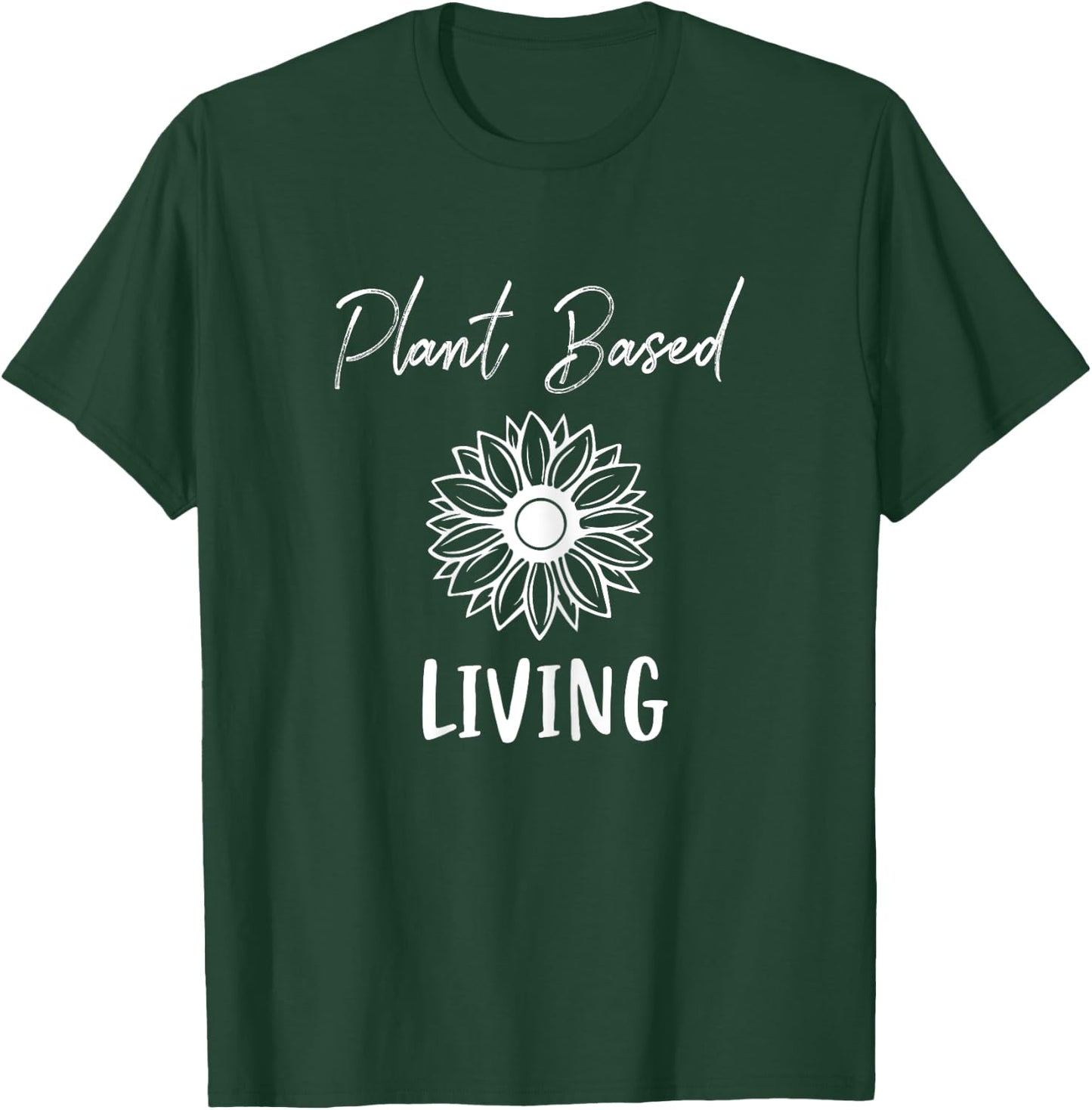 Fun Plant Based Living WFPB Whole Food Plant Based Women T-Shirt - T-Shirt | Forest