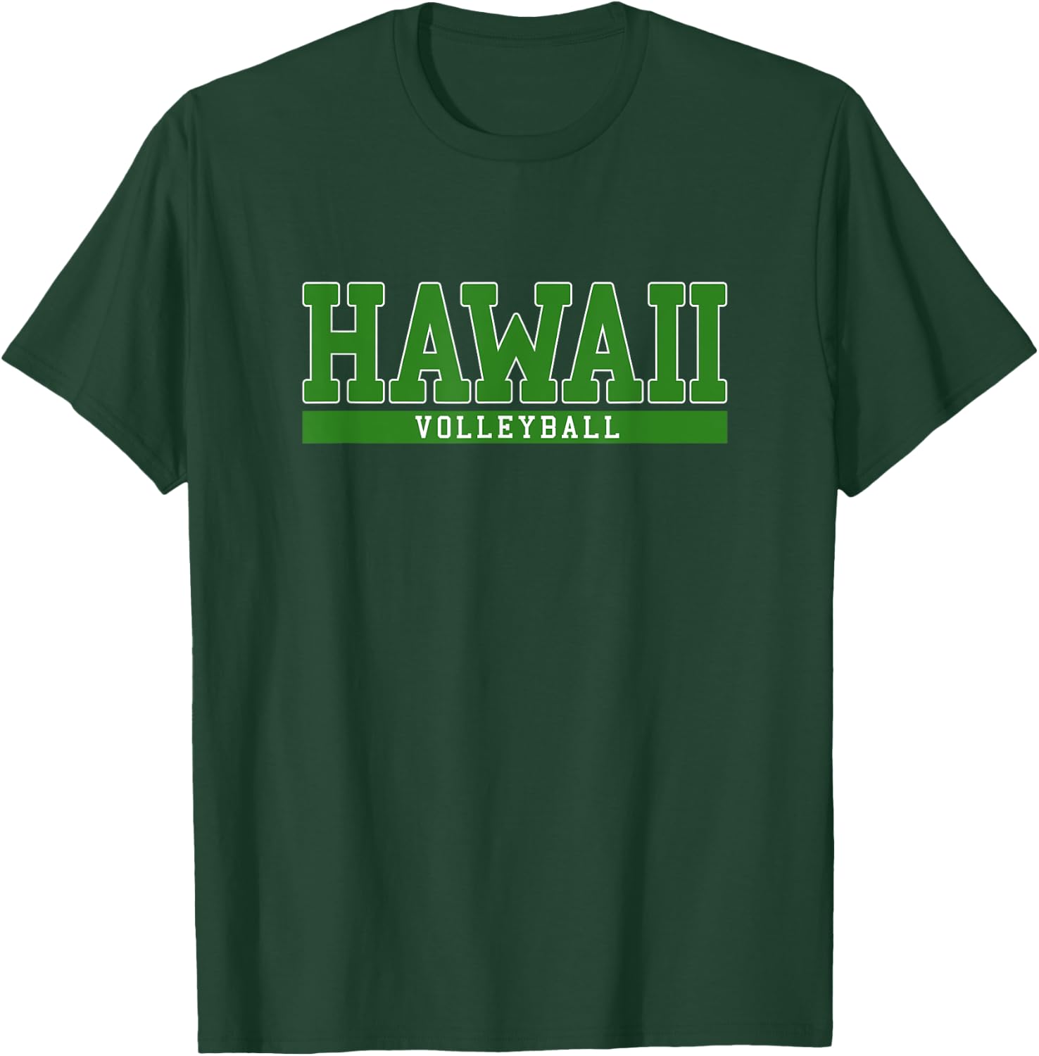 Hawaii Volleyball T-Shirt - T-Shirt | Forest