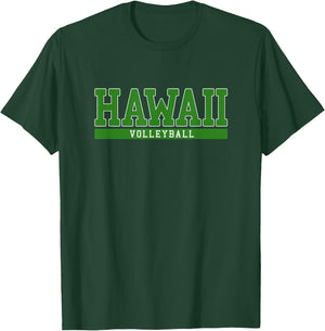 Hawaii Volleyball T-Shirt - T-Shirt | Forest