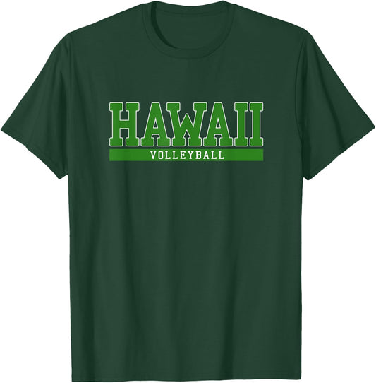Hawaii Volleyball T-Shirt - T-Shirt | Forest