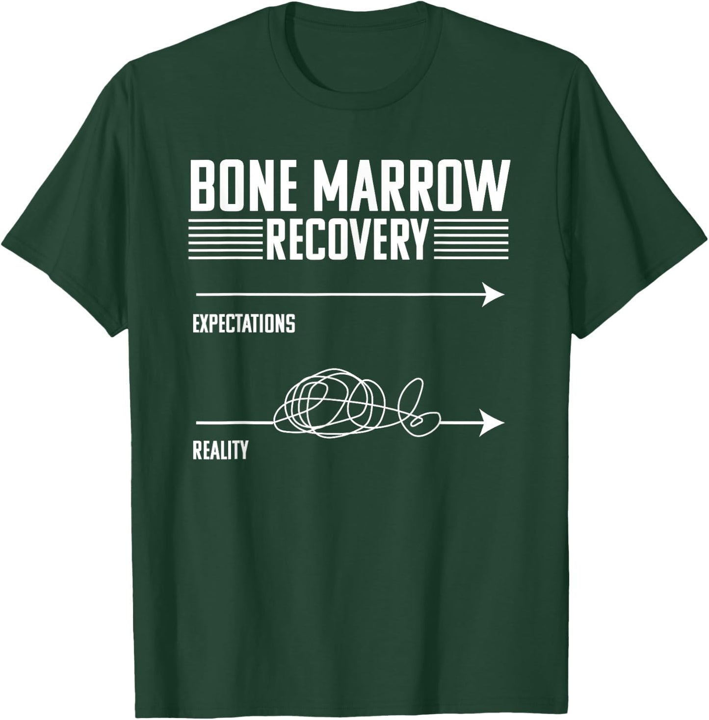 Funny Bone Marrow Transplant Organ Donor Survivor Recovery T-Shirt - T-Shirt | Forest