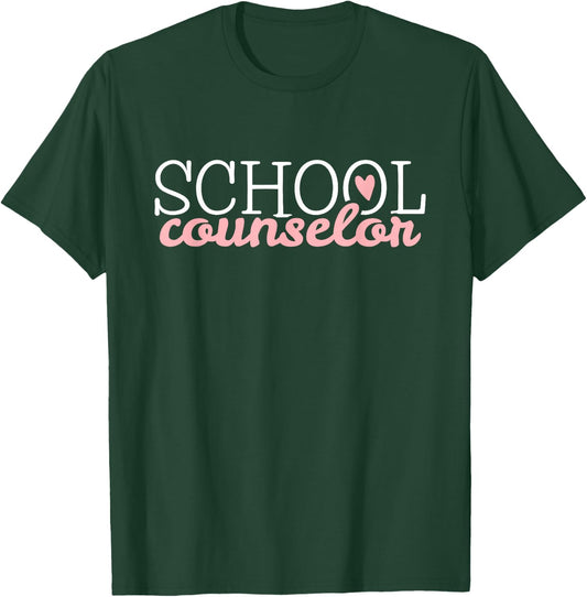 School Counselor T-Shirt - T-Shirt | Forest