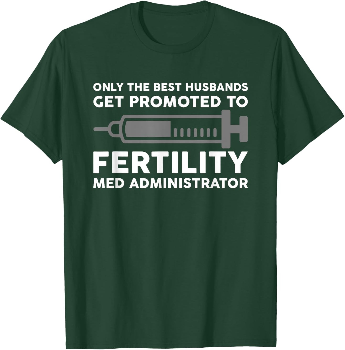 IVF Mom & Dad Warrior Funny Transfer Day Gag Gift Men Women T-Shirt - T-Shirt | Forest