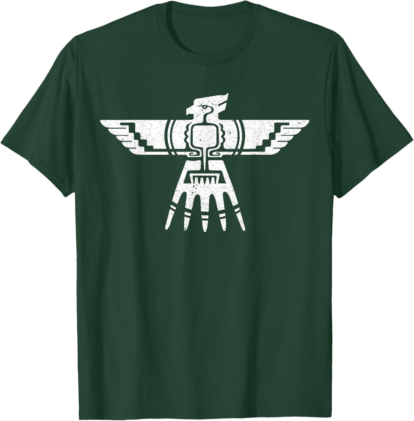 Native American Thunderbird Funny Tribal Art Gift Men Women T-Shirt - T-Shirt | Forest