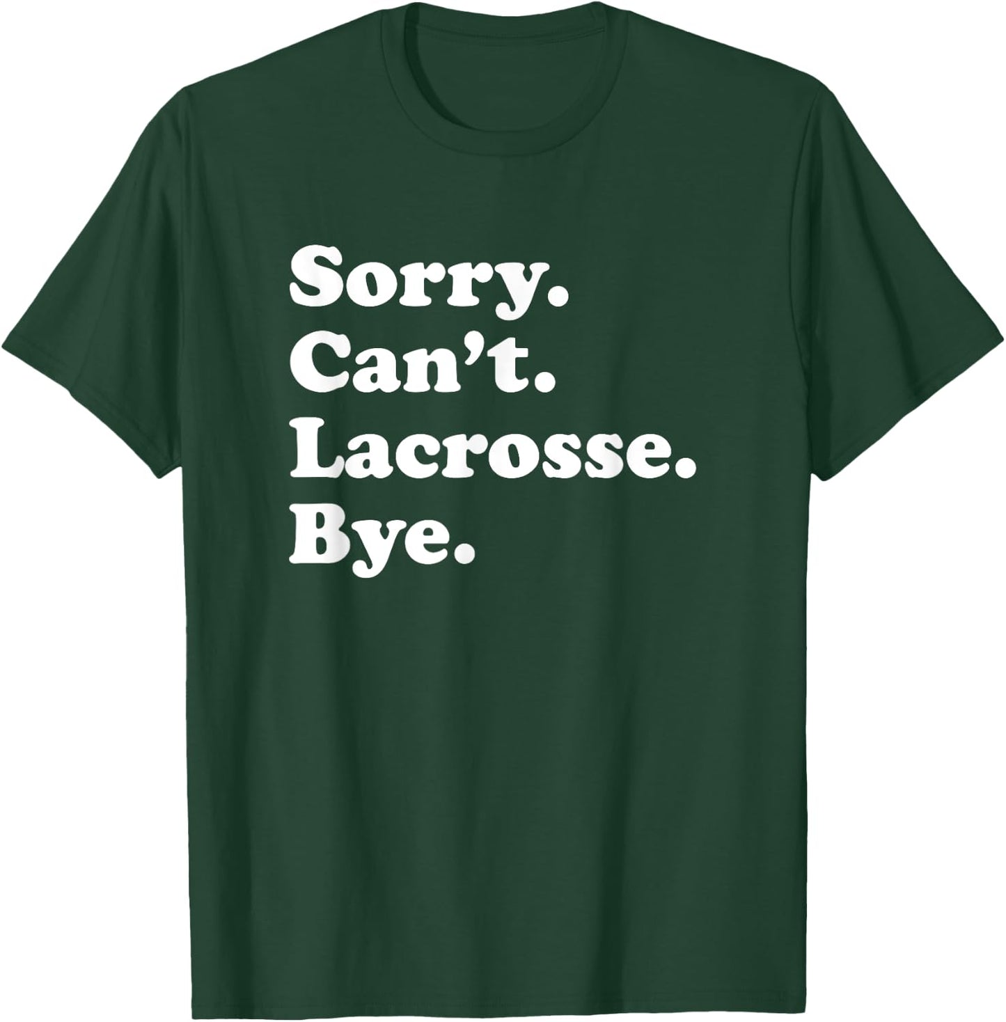 Funny Lacrosse Gift Women Boys or Girls T-Shirt - T-Shirt | Forest