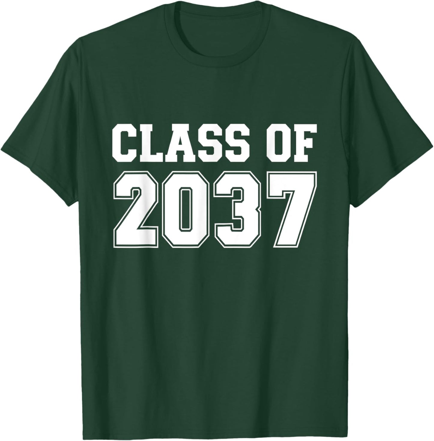 Grow with me class of 2037 vintage graduation preschool T-Shirt - T-Shirt | Forest