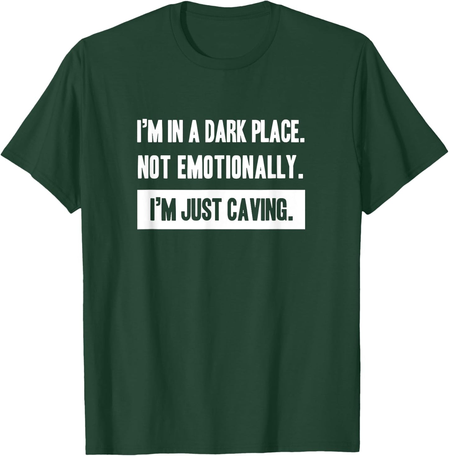 Funny caving spelunking cave lover Gift T-Shirt - T-Shirt | Forest