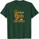 Golden 9th Birthday Nine Year Old Special Occasion T-Shirt - T-Shirt | Forest