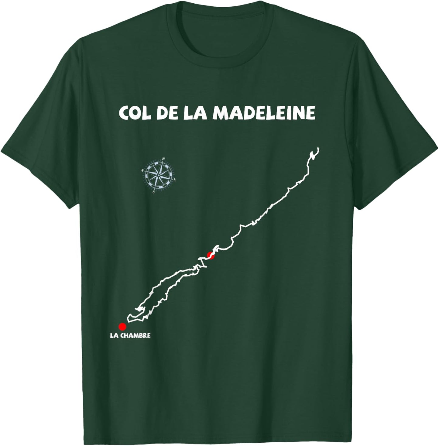 Col de la Madeleine Serpentine France T-Shirt - T-Shirt | Forest