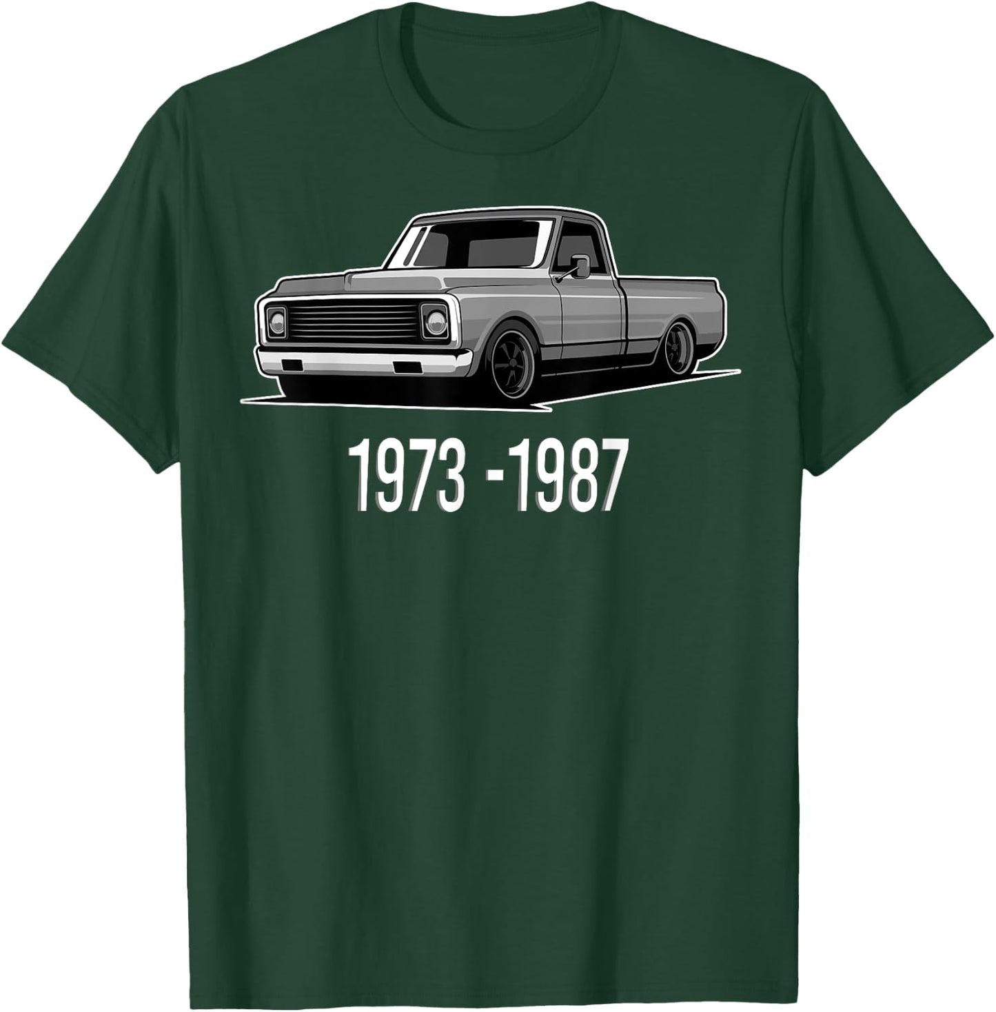 1973-1987 Funny Squarebody Vintage T-Shirt - T-Shirt | Forest