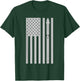 Falcon 9 Rocket with Dragon Crew Capsule Vintage Flag Design T-Shirt - T-Shirt | Forest
