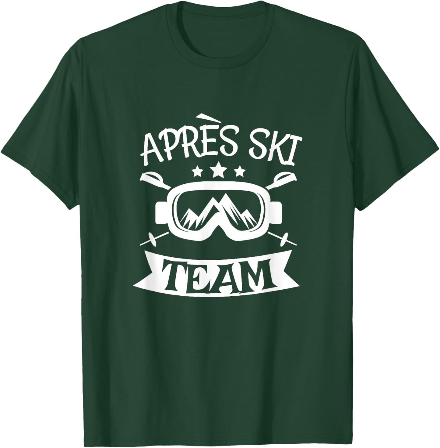 Apres Ski Team Party Snowboard Huts T-Shirt - T-Shirt | Forest