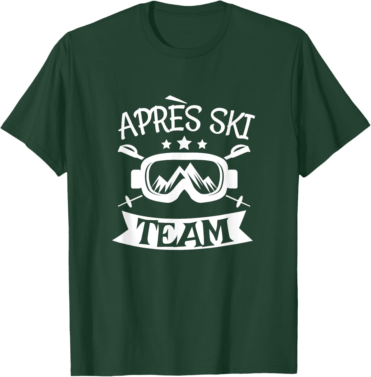 Apres Ski Team Party Snowboard Huts T-Shirt - T-Shirt | Forest