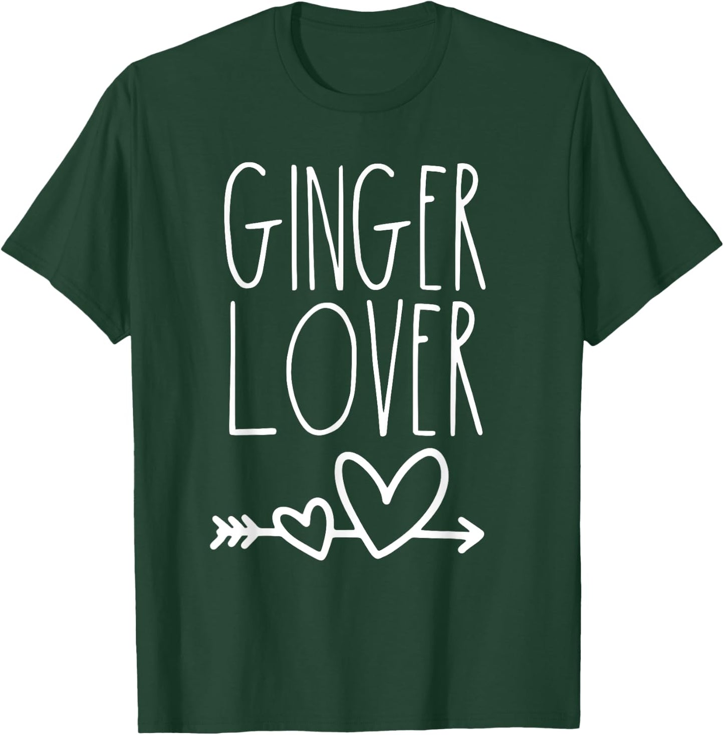 I Love My Ginger Husband Redhead Wife Team Ginger Lover T-Shirt - T-Shirt | Forest
