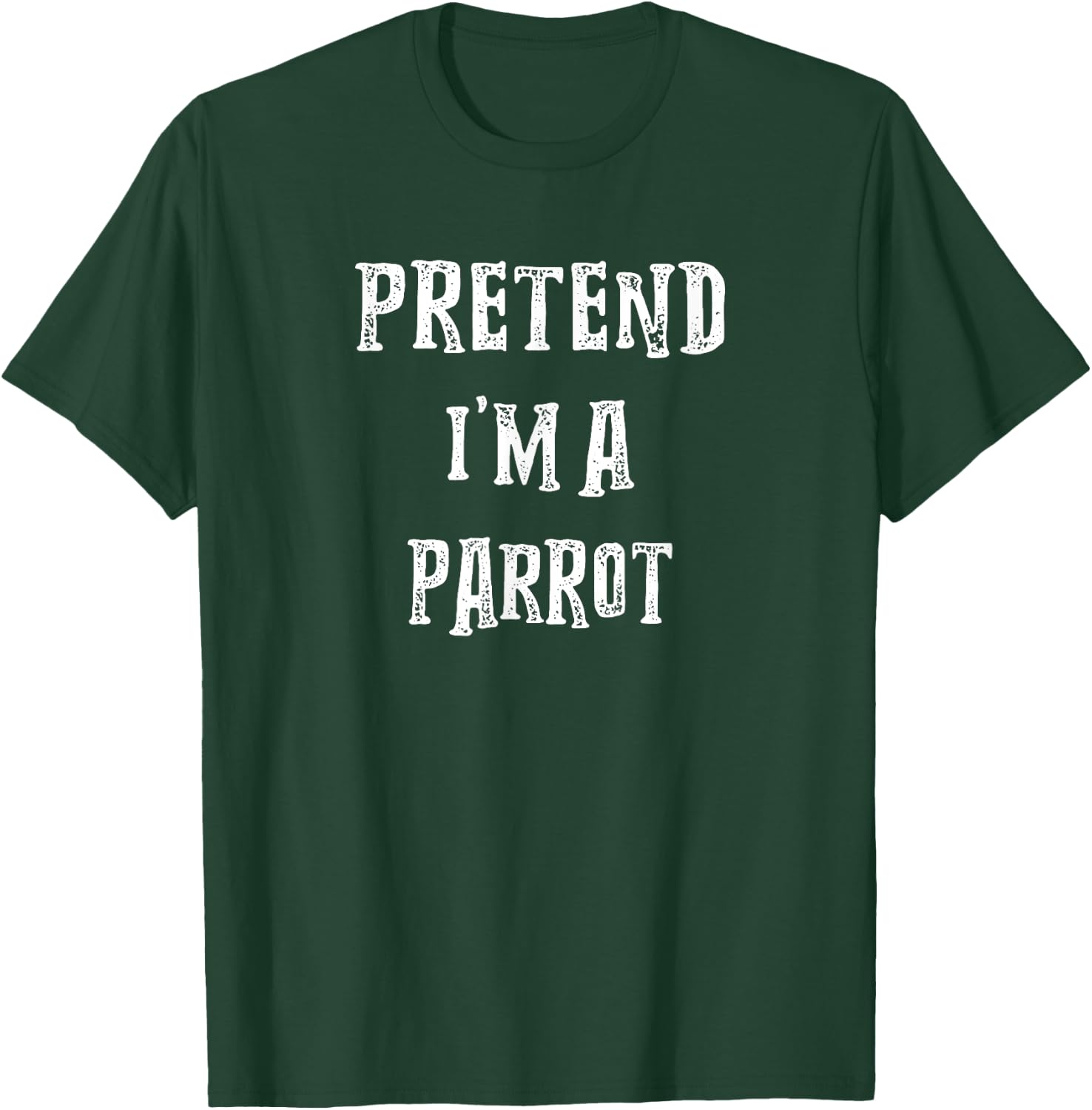 Pretend I'm A Parrot Halloween Costume Couples Matching T-Shirt - T-Shirt | Forest
