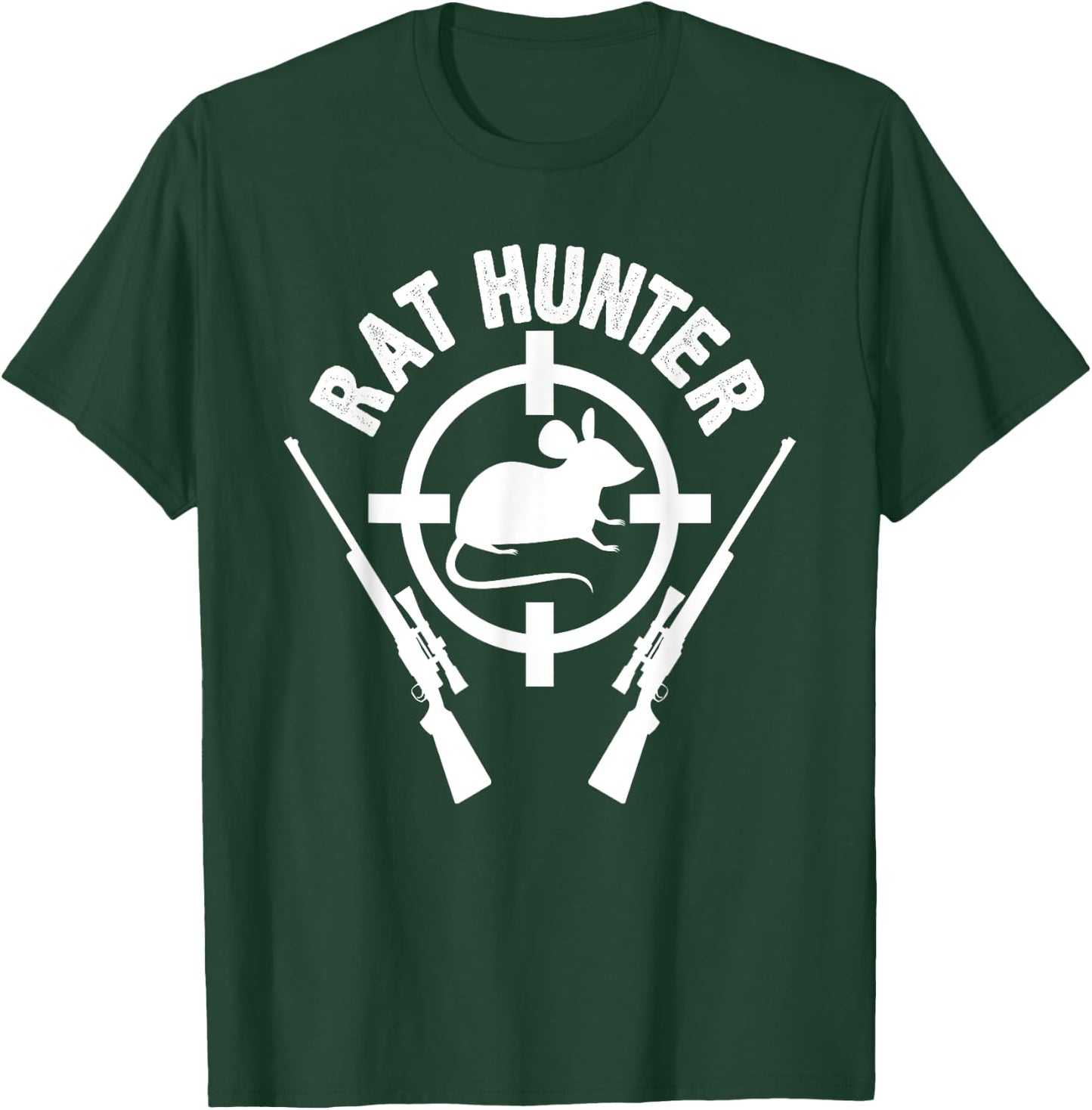 Rat Hunter - Rodent Mouse Hunting Gift T-Shirt - T-Shirt | Forest