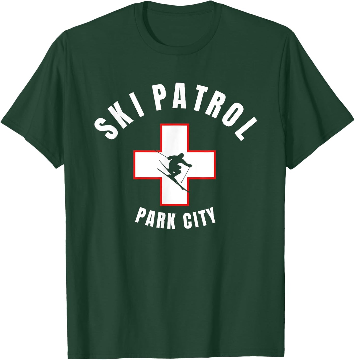 Park City Utah Ski Patrol T-Shirt - T-Shirt | Forest