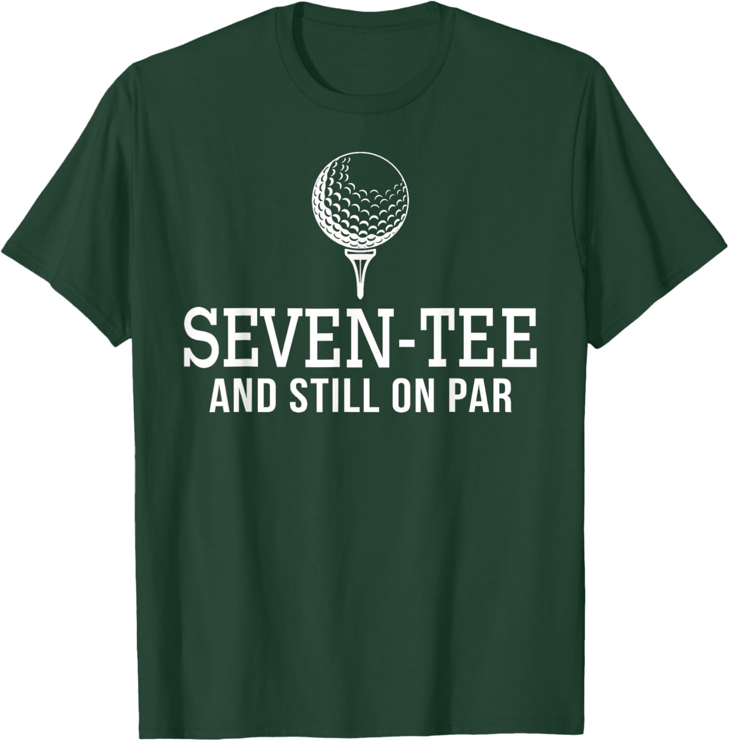 Seven Golf Birthday 70th Birthday Women 70 Year Old T-Shirt - T-Shirt | Forest