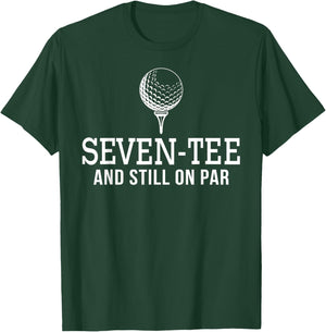 Seven Golf Birthday 70th Birthday Women 70 Year Old T-Shirt - T-Shirt | Forest