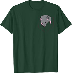 Rat Lover Rat In a Pocket T-Shirt - T-Shirt | Forest