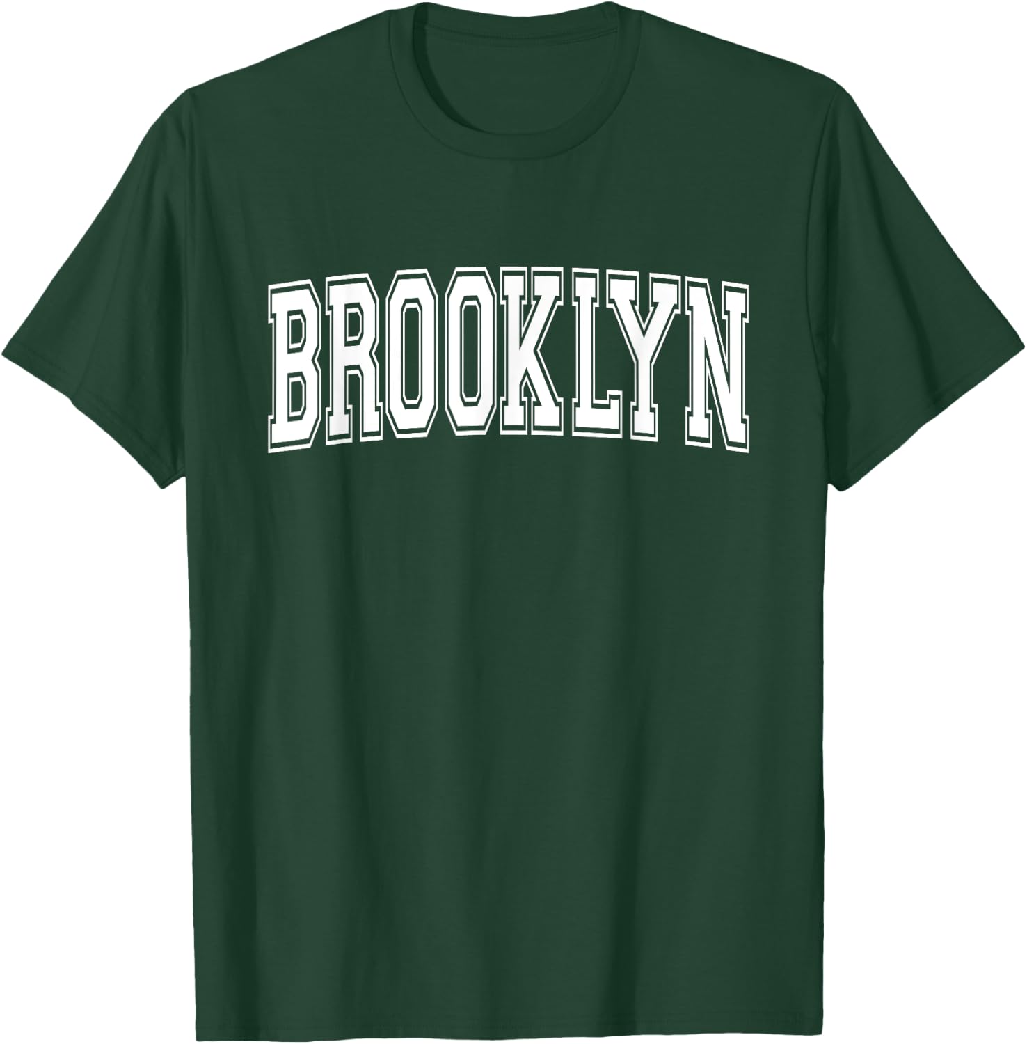 BROOKLYN NY NEW YORK USA Vintage Sports Varsity Style T-Shirt - T-Shirt | Forest