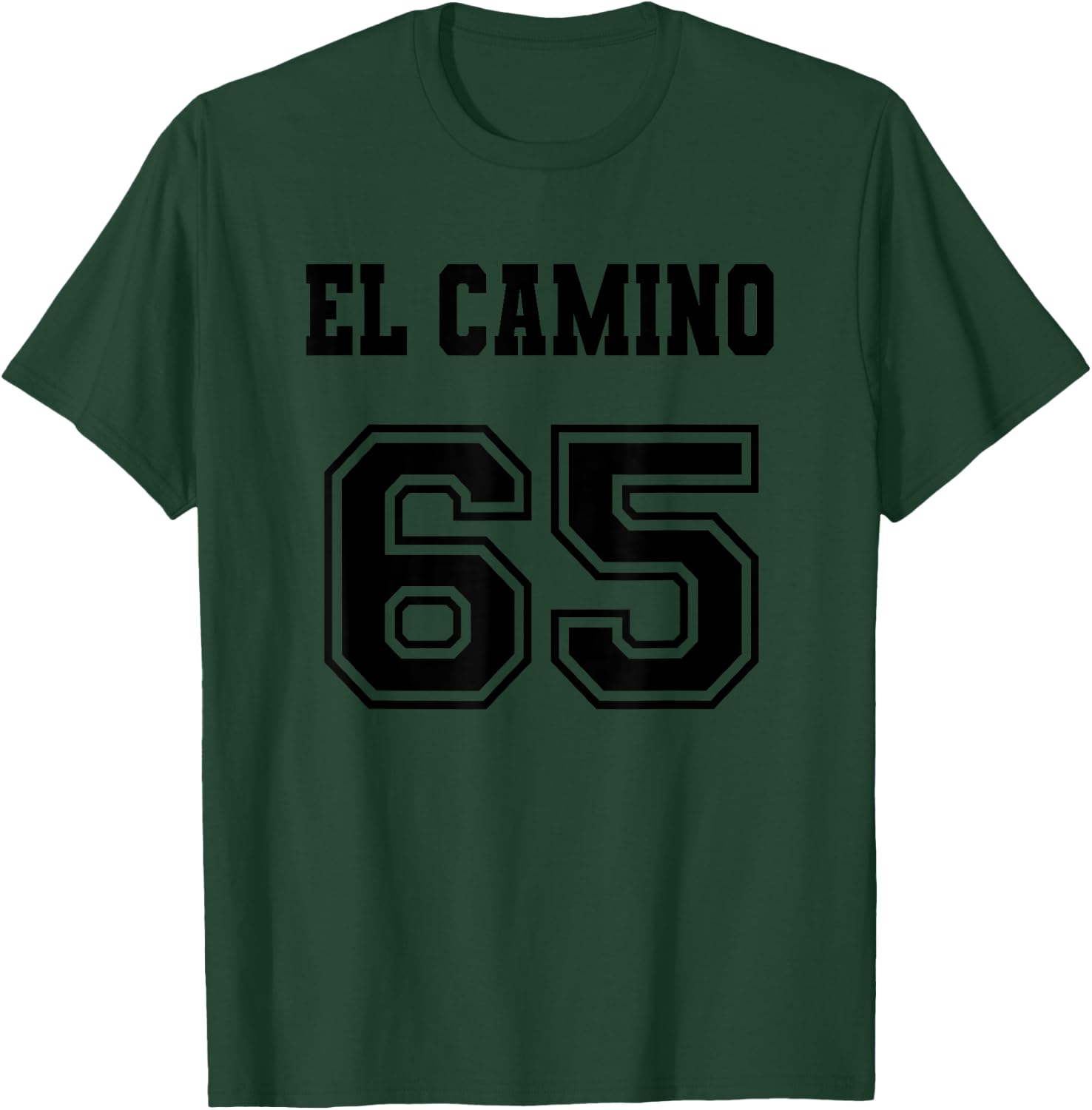 Jersey Style El Camino 65 1965 Old School Muscle Pickup Car T-Shirt - T-Shirt | Forest