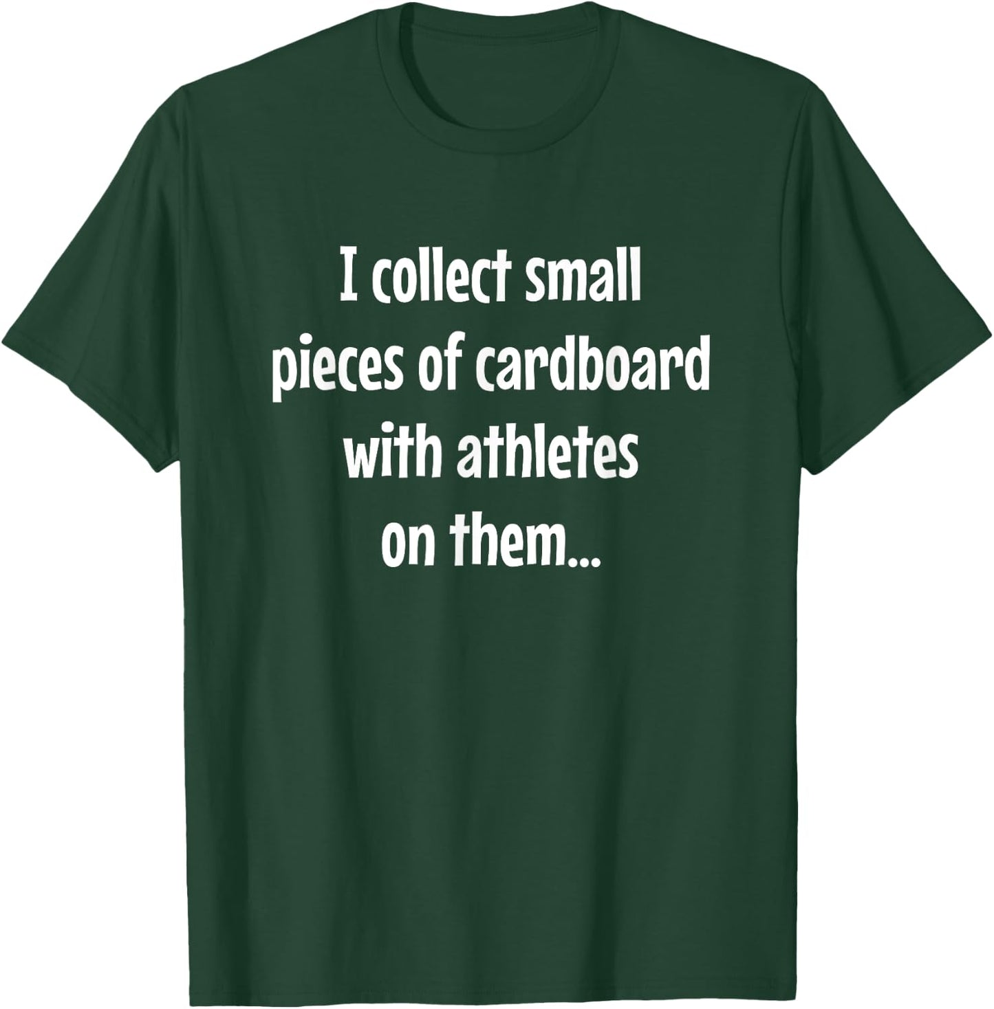 Funny Sports Baseball Card Collecting T-Shirt - T-Shirt | Forest