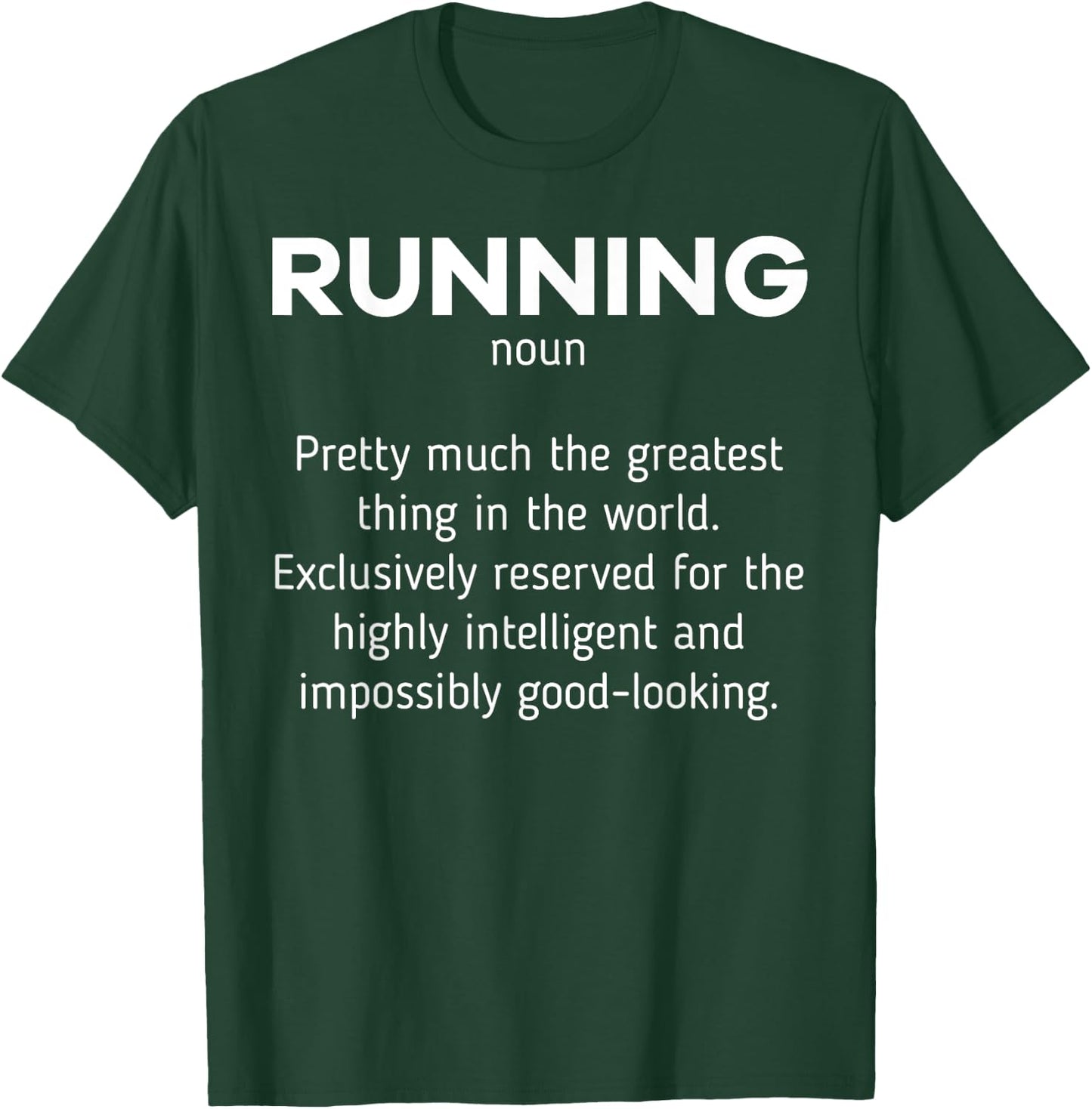 Running Definition Funny Marathon Runner Jogger Runners Gift T-Shirt - T-Shirt | Forest