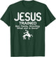 Vintage Jesus Trained Wrestling Women 2 T-Shirt - T-Shirt | Forest