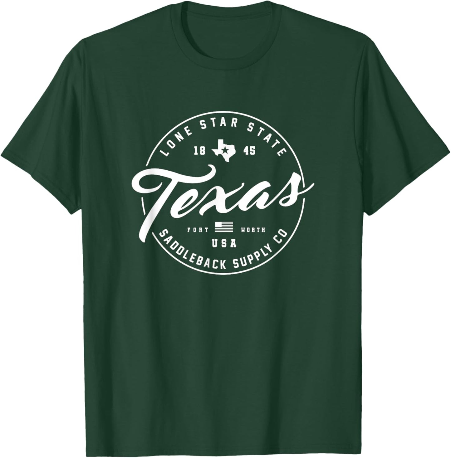 Saddleback ol' Texas Logo Lightweight Graphic T-Shirt - T-Shirt | Forest
