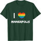 I Love Minneapolis Gay Pride LBGT T-Shirt - T-Shirt | Forest