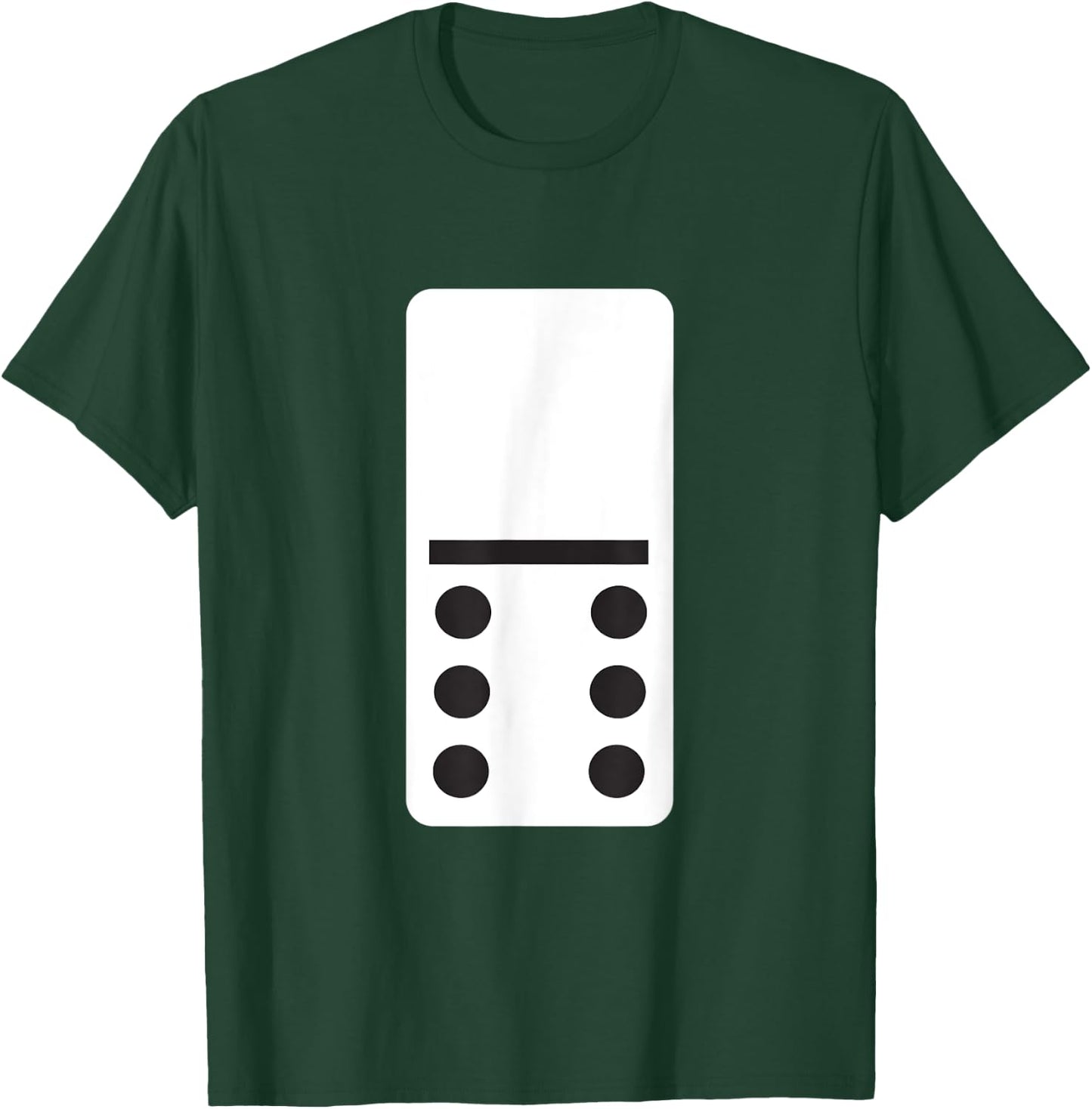 Dominoes Game Set - Matching Group - Blank Six T-Shirt - T-Shirt | Forest