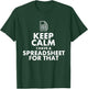 Funny Excel Spreadsheets Lover Gift | Accountant Men Women T-Shirt - T-Shirt | Forest