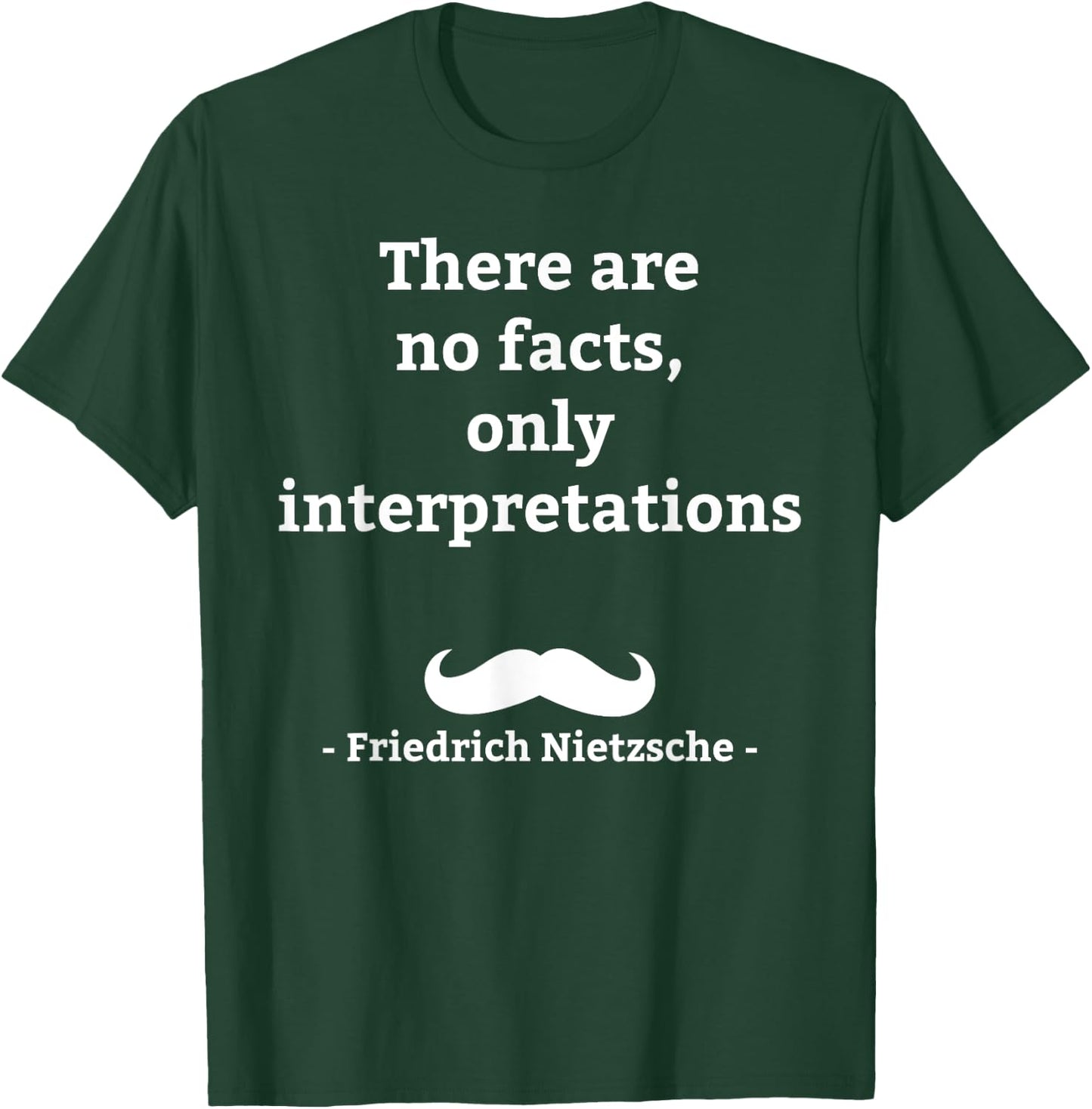 Friedrich Nietzsche German Philosopher T-Shirt - T-Shirt | Forest