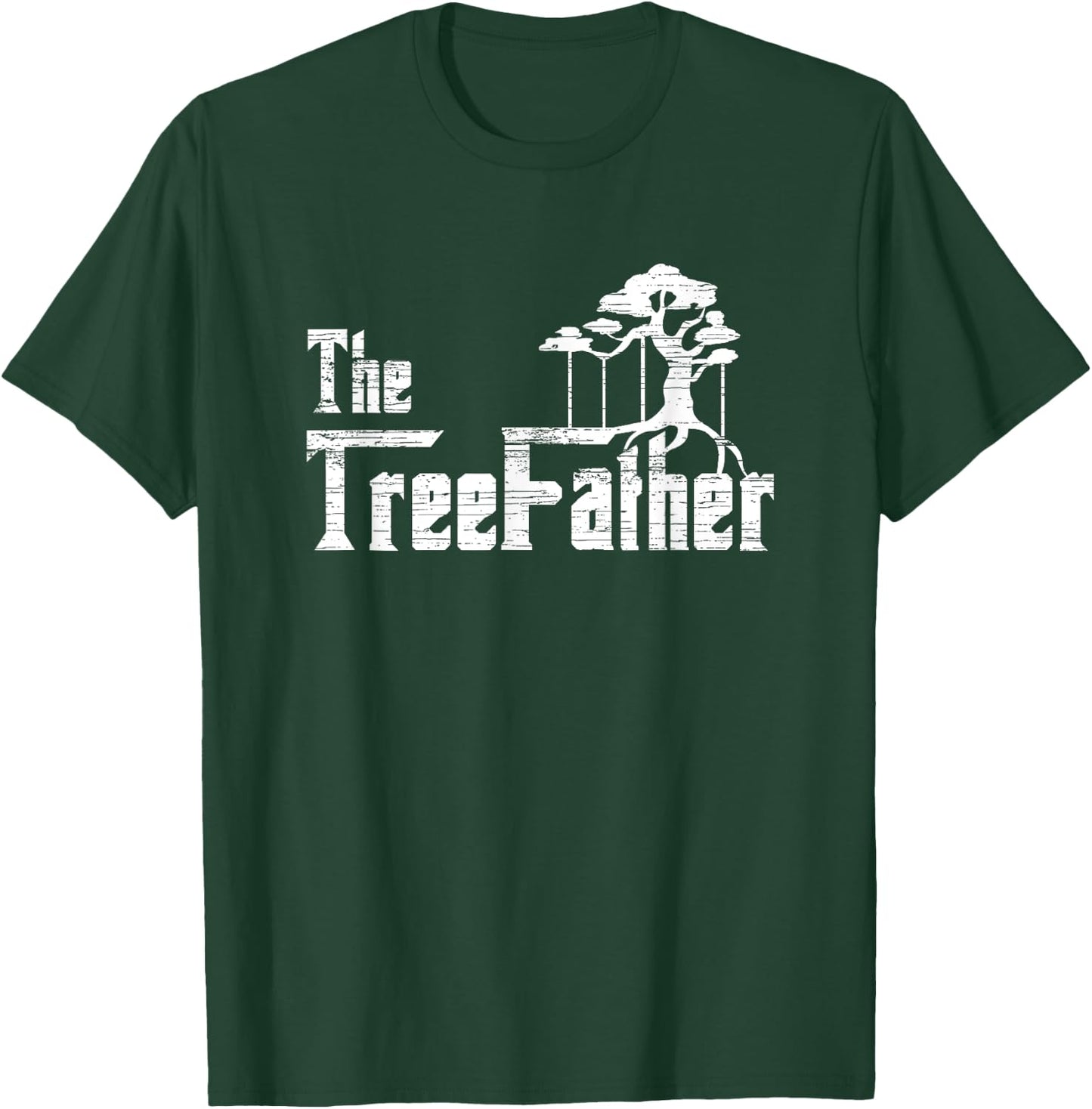 Bonsai Tree The Treefather Funny Miniature Tree Gardener T-Shirt - T-Shirt | Forest