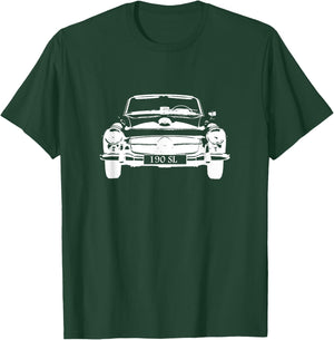 190 SL vintage sports car convertible T-Shirt - T-Shirt | Forest