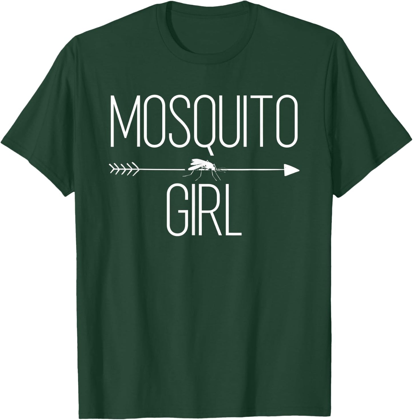 Mosquito Girl Gift Insect Gnat Animal Lover T-Shirt - T-Shirt | Forest